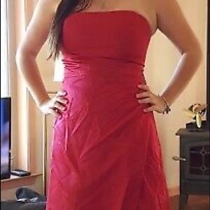 Red Satin Ball Gown - NOT FOR SALE